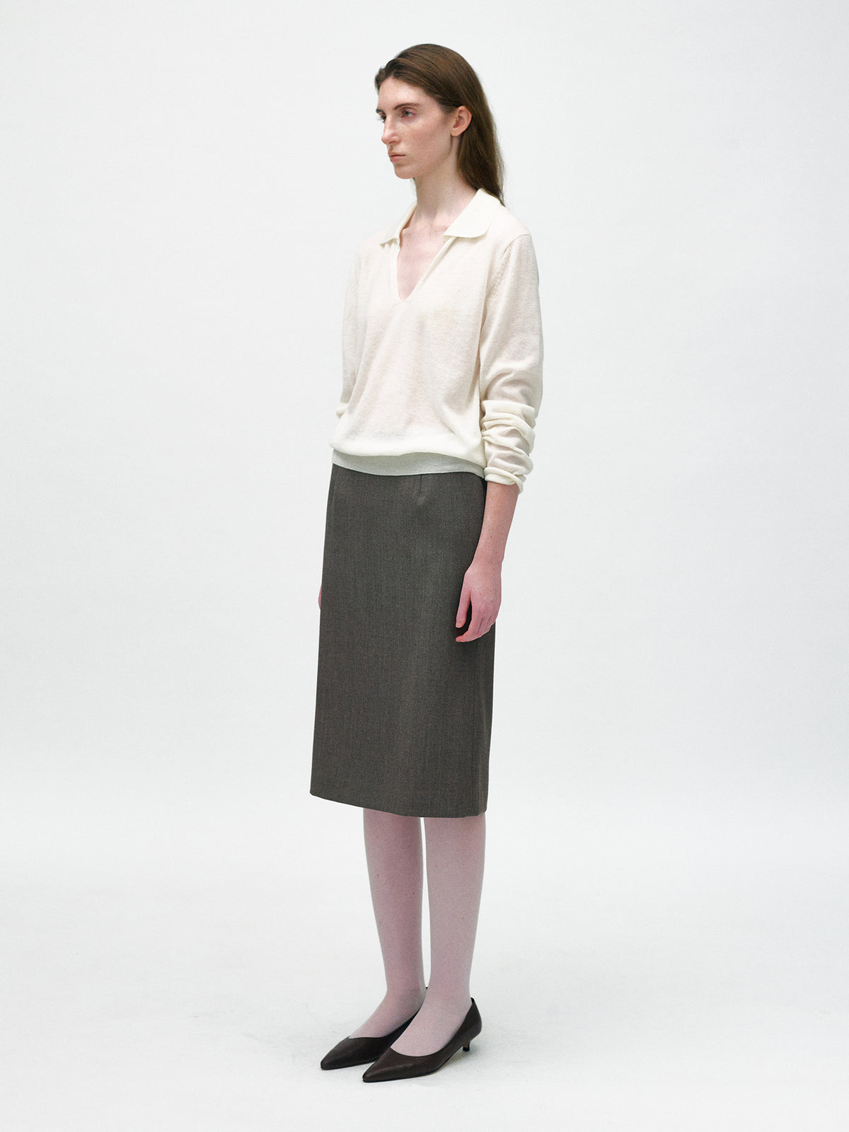 Nothing Written Pointed kitten-heel (Espresso brown)