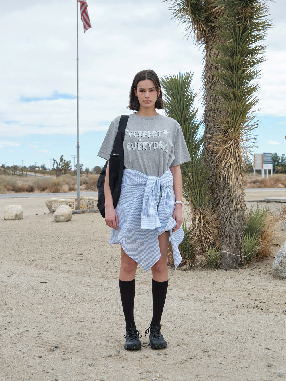 Low Classic Pe T-Shirt Melange Grey