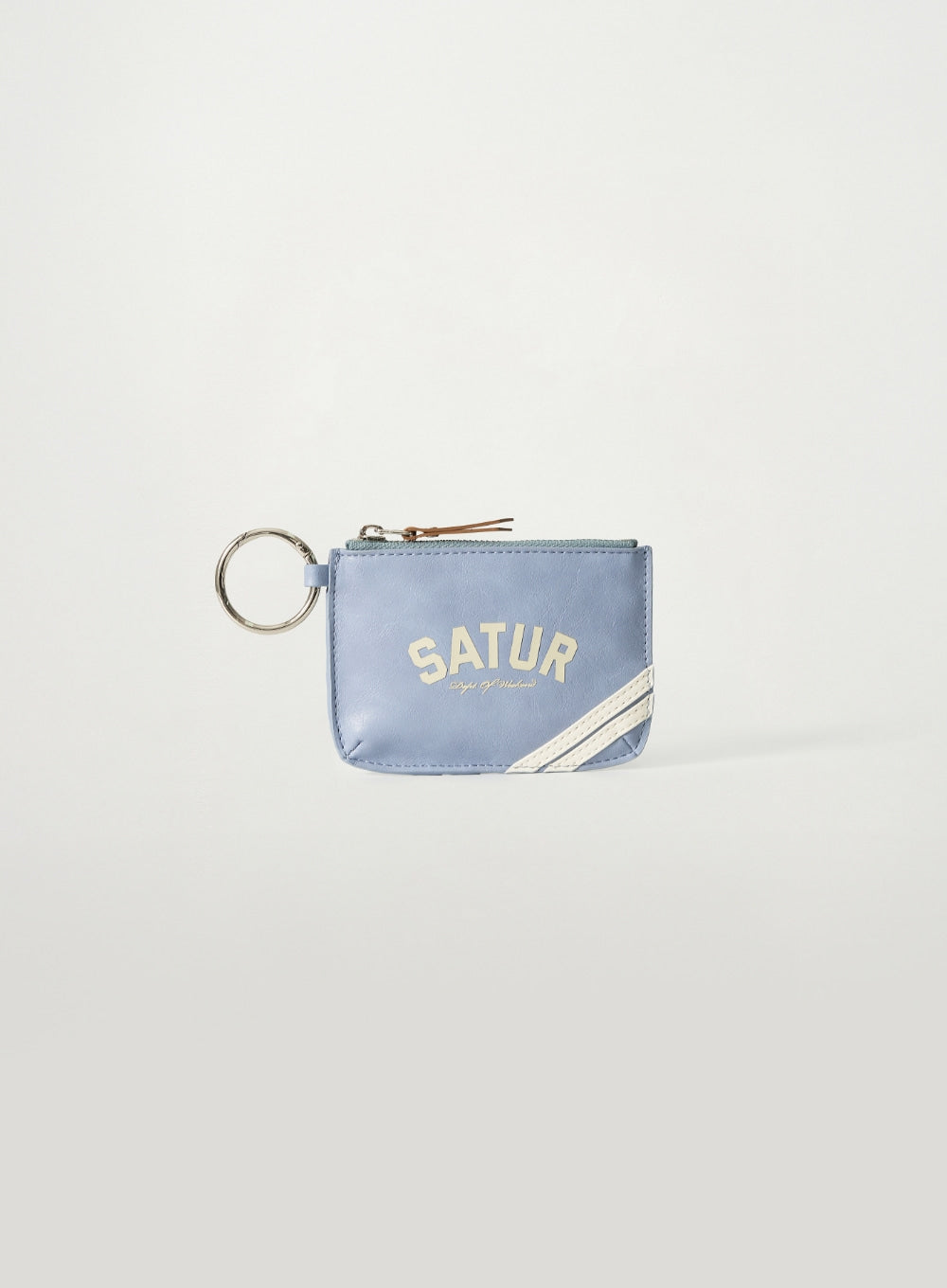 [SATUR] Lawton Contrast Card Wallet - Blue