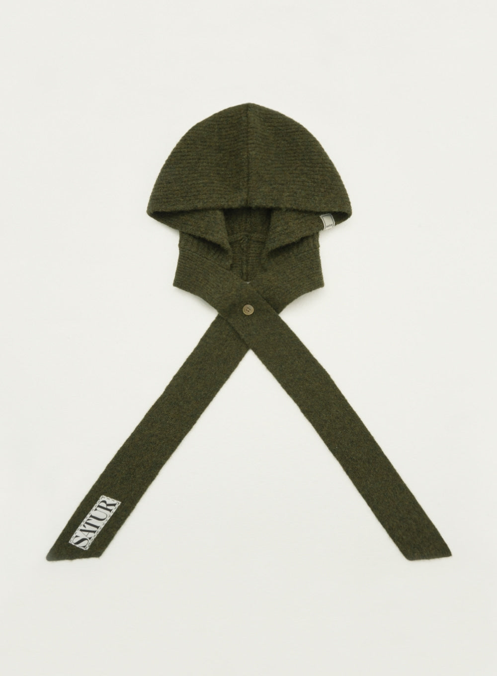 [satur] (W) Knit Balaclava - Khaki
