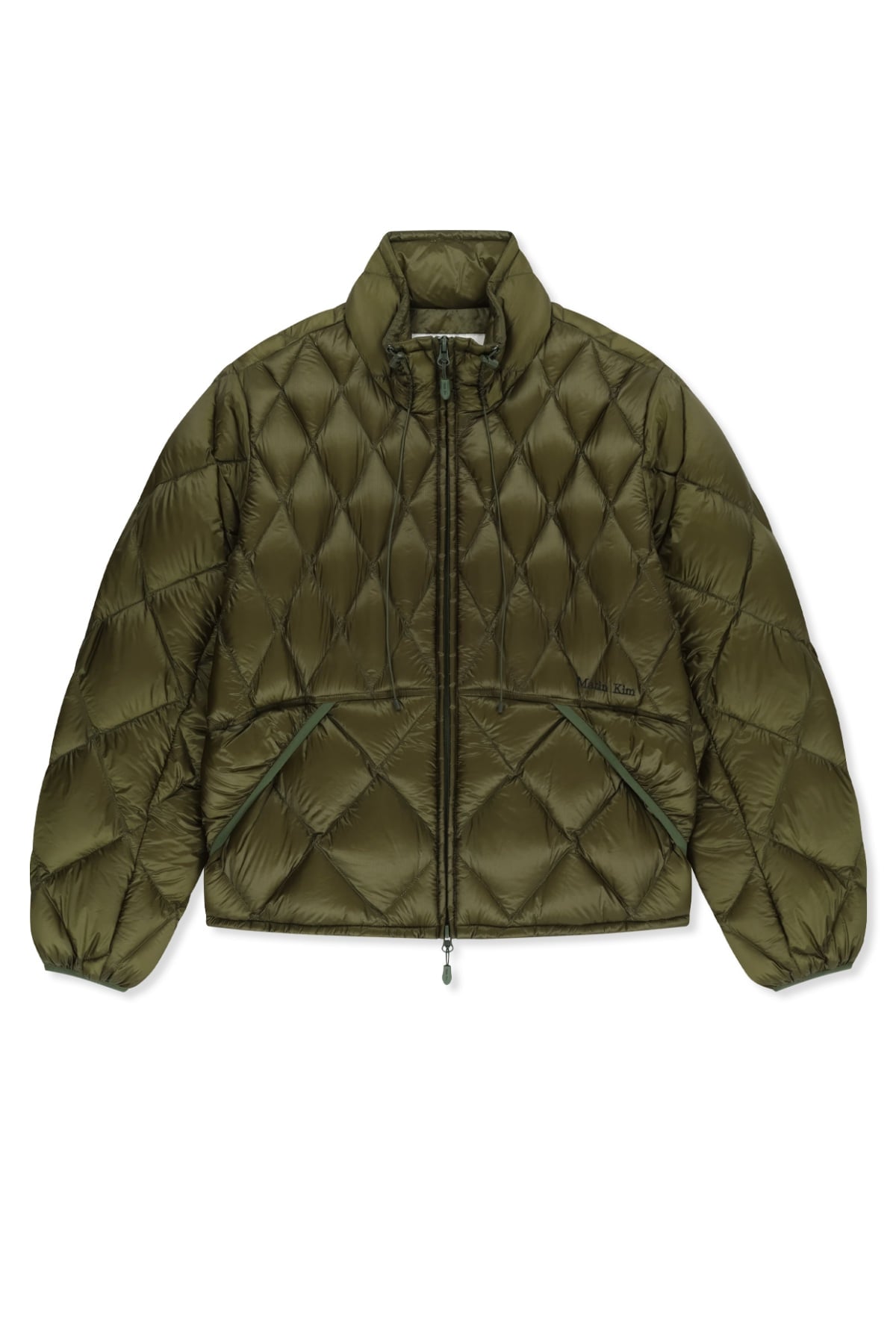 Matinkim Mix Quilted Light Down Jumper IN Khaki