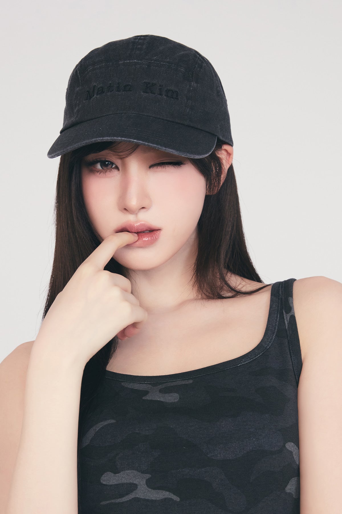 Matinkim Matin Washed Camp Cap IN Black