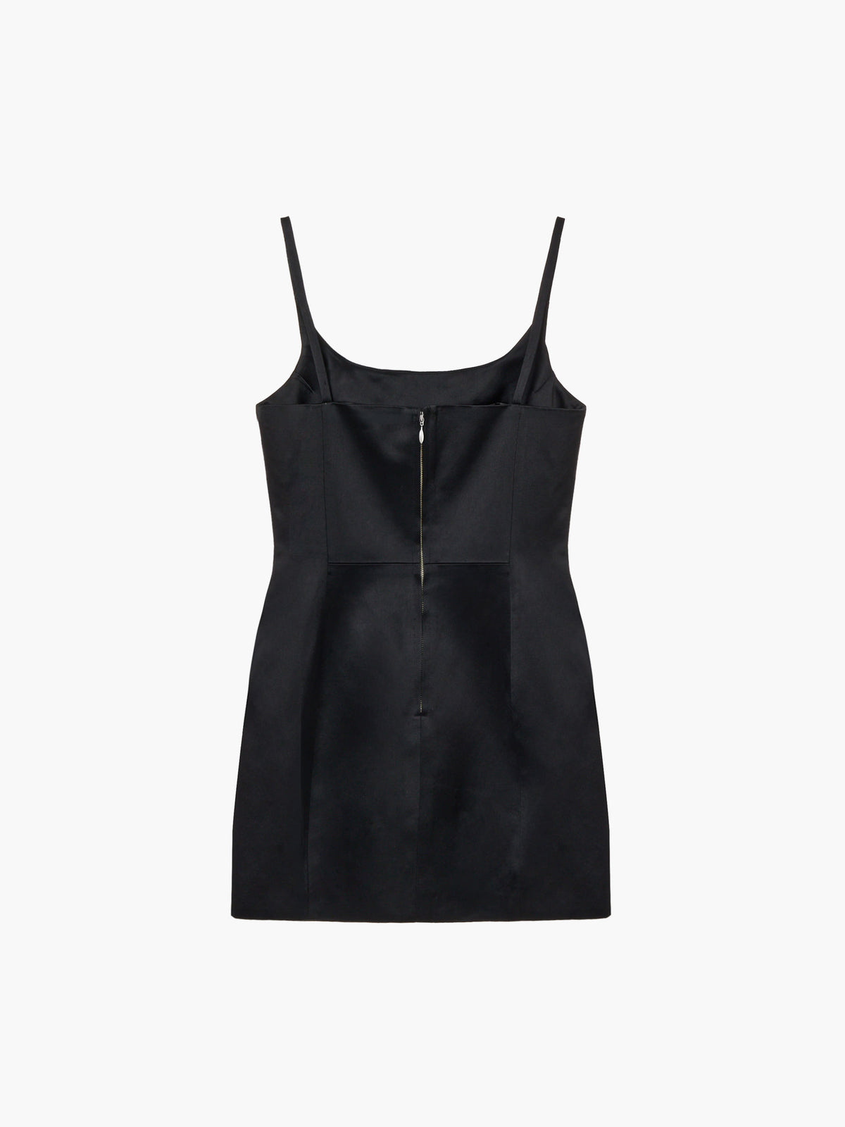 Margesherwood Satin Shape Mini Dress black