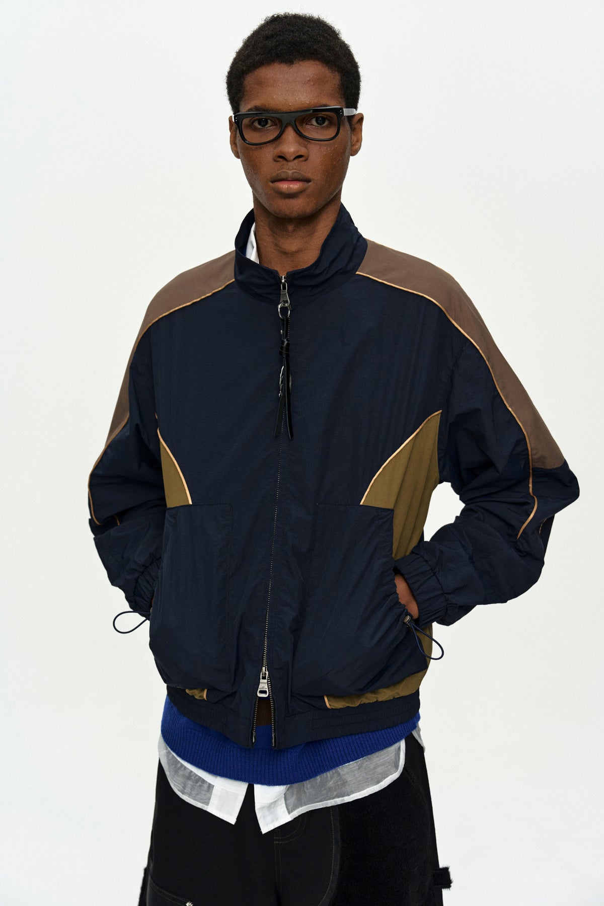 Andersson Bell Unisex Color Block Nylon Track Jacket