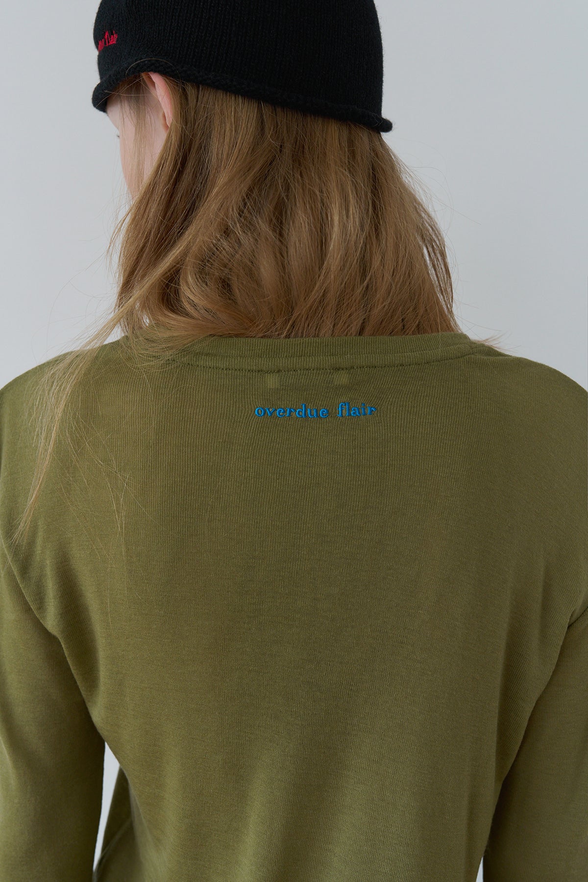 Overdueflair Soft Wool Tencel T-Shirt Olive
