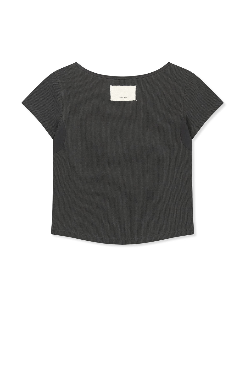 Matinkim Pocket Point Slim Fit Top IN Charcoal