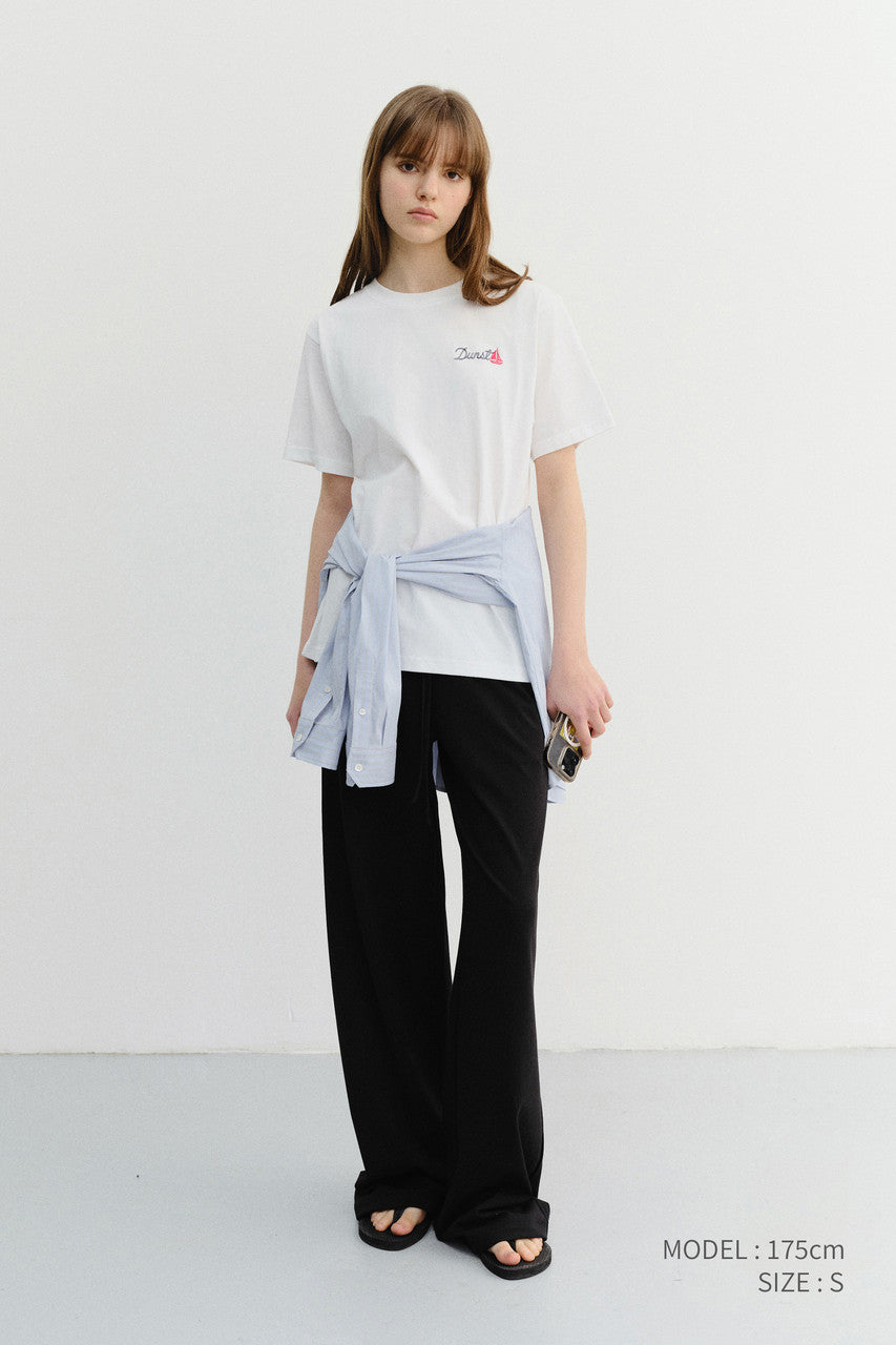 Dunst Unisex Marine Logo T-Shirt Off White