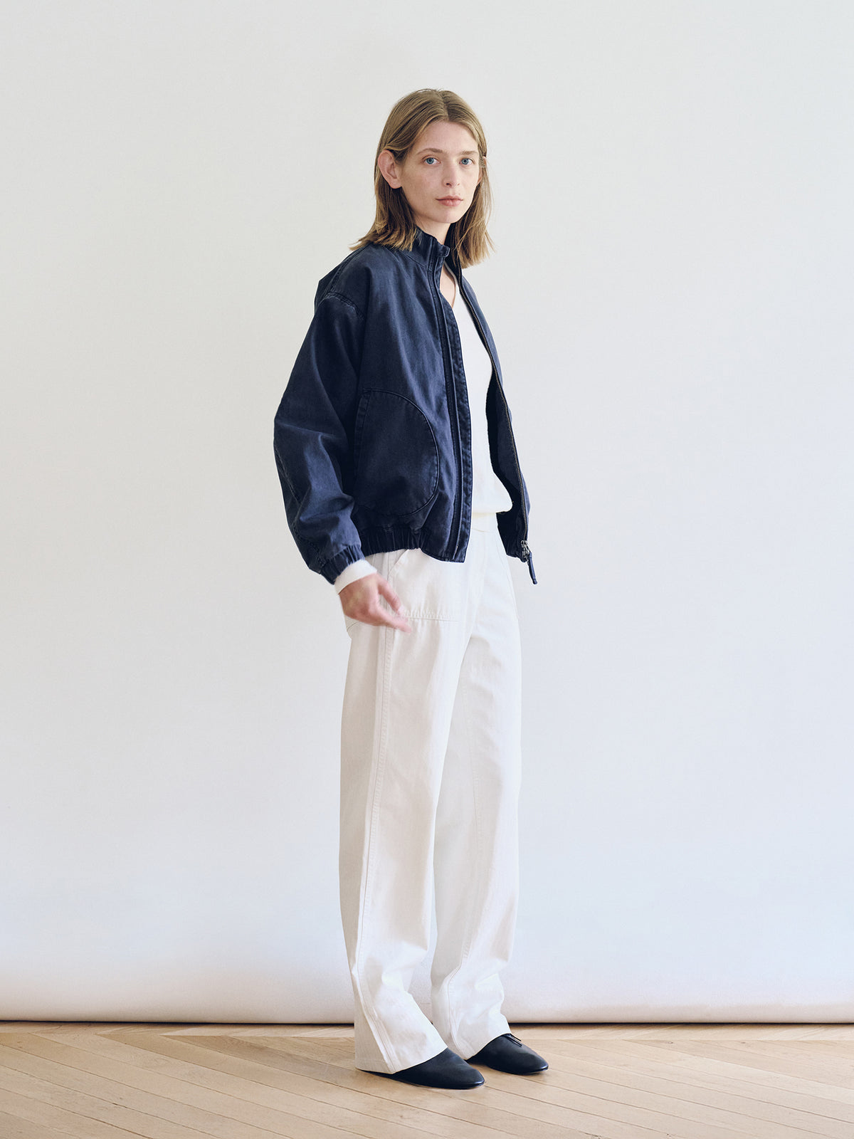 Nothing Written Meadow Washed Cotton Pants (Ivory)