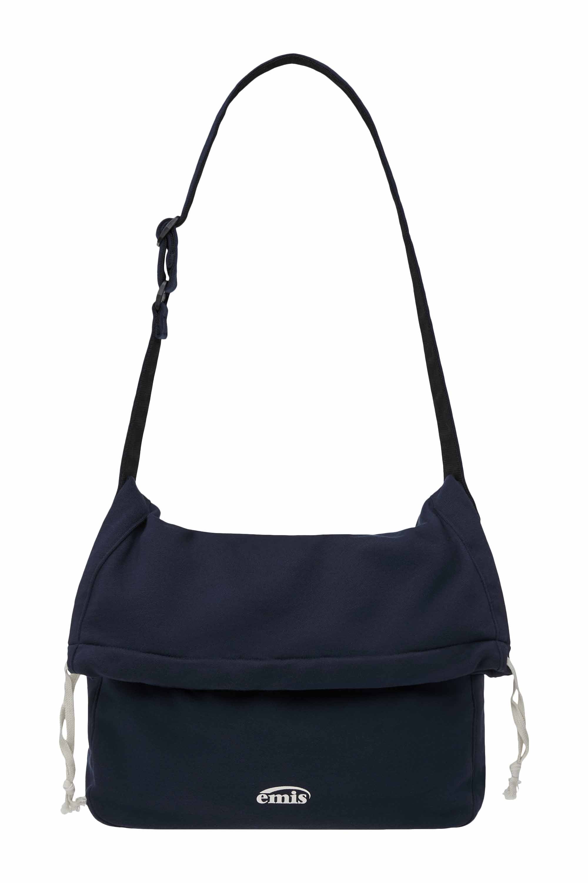 JERSEY FOLDING CROSSBODY BAG-NAVY