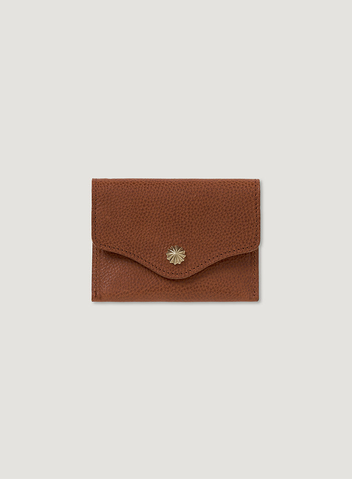 Mango Maniplease Concho Card Wallet Tan