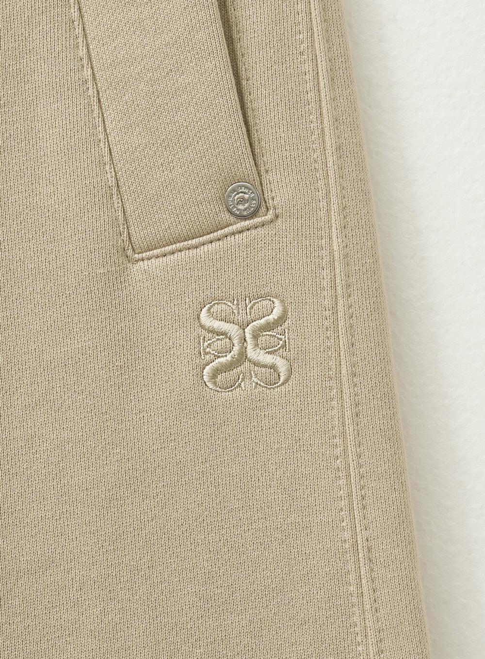 [satur] (W) Teo Cotton Banding Sweatpants - Beige
