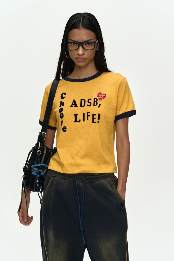 Andersson Bell (Essential) Adsb Flocking Baby Ringer T-Shirt