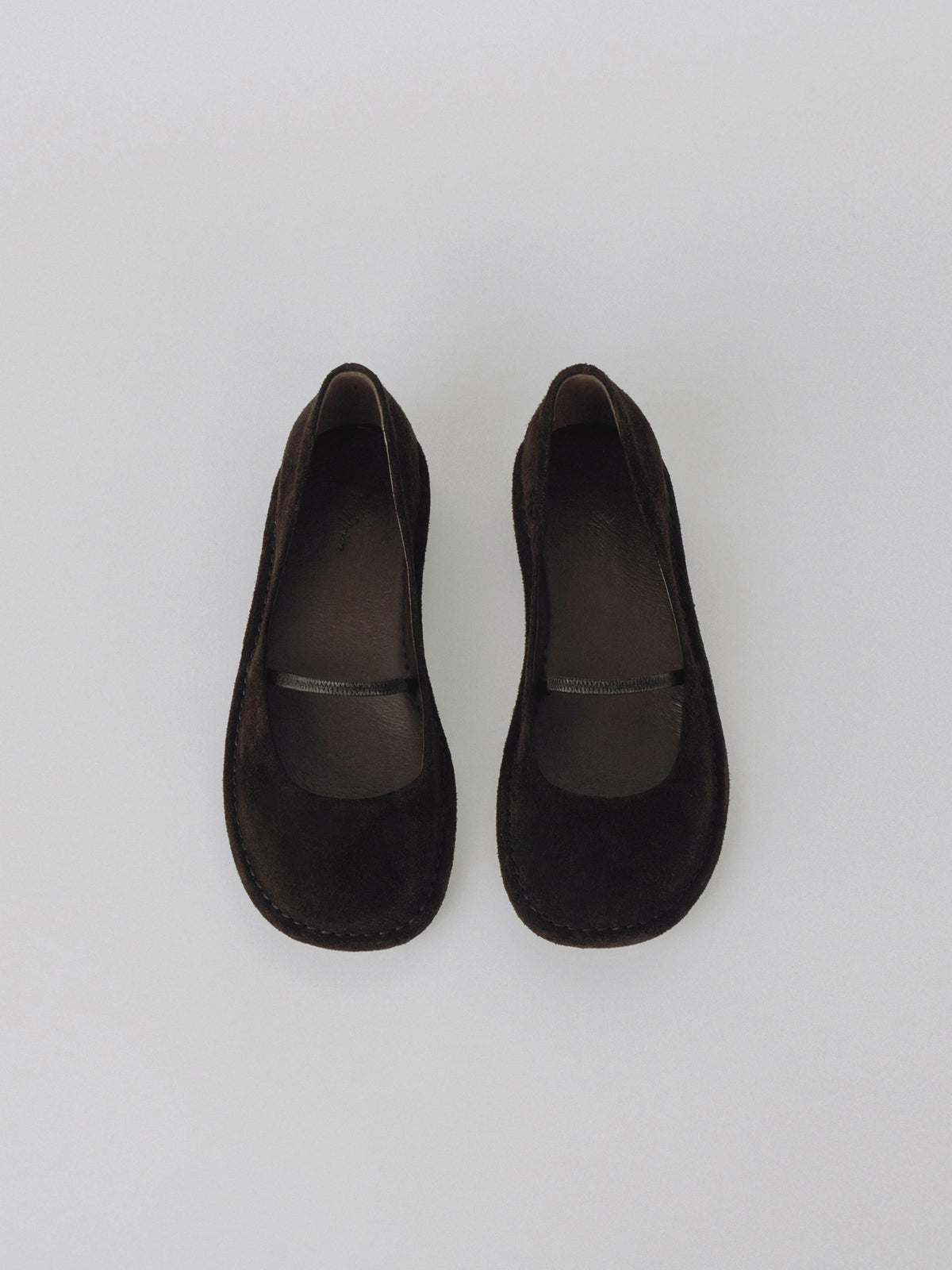 Moia pebble ballet shoes (smoke brown)