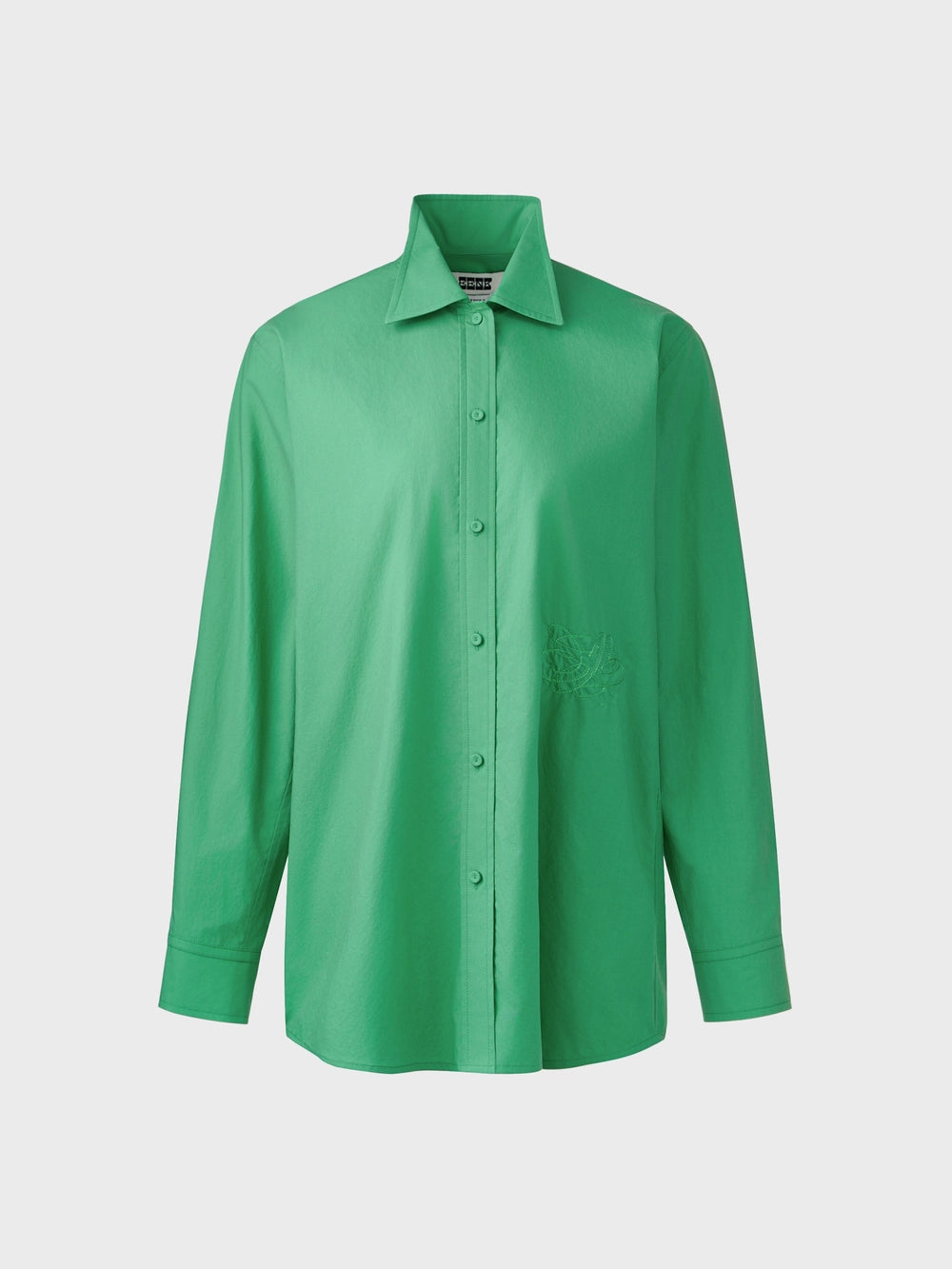EENK Classic Logo Embroidered Shirt - Green