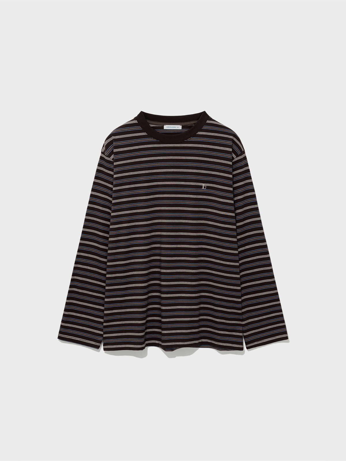 Low Classic Long Sleeve Striped T-Shirt Brown