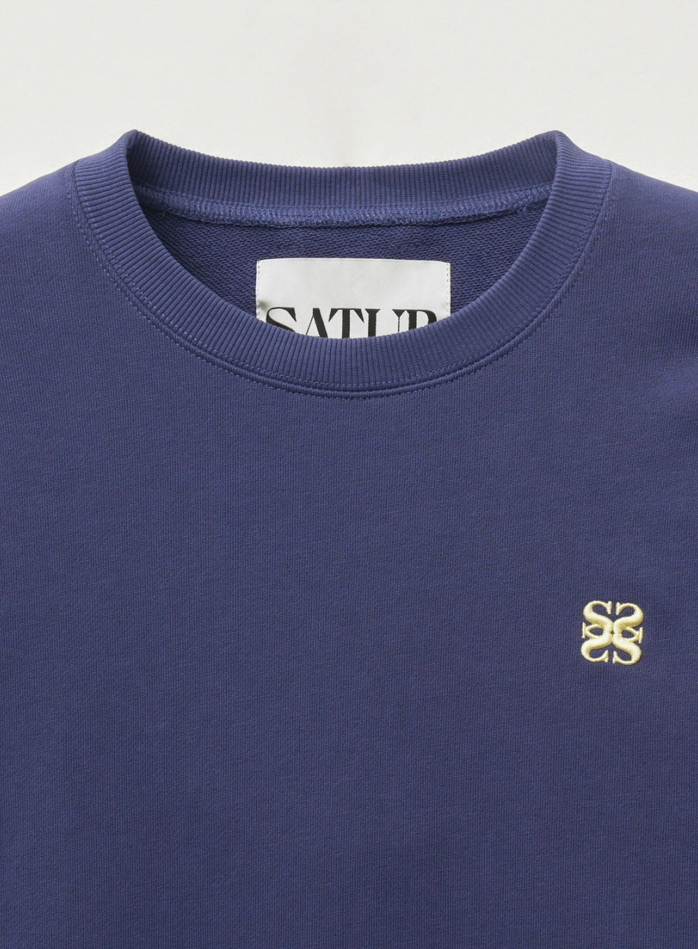 [satur] (W) Loren Classic Logo Basic Sweatshirt - Purple