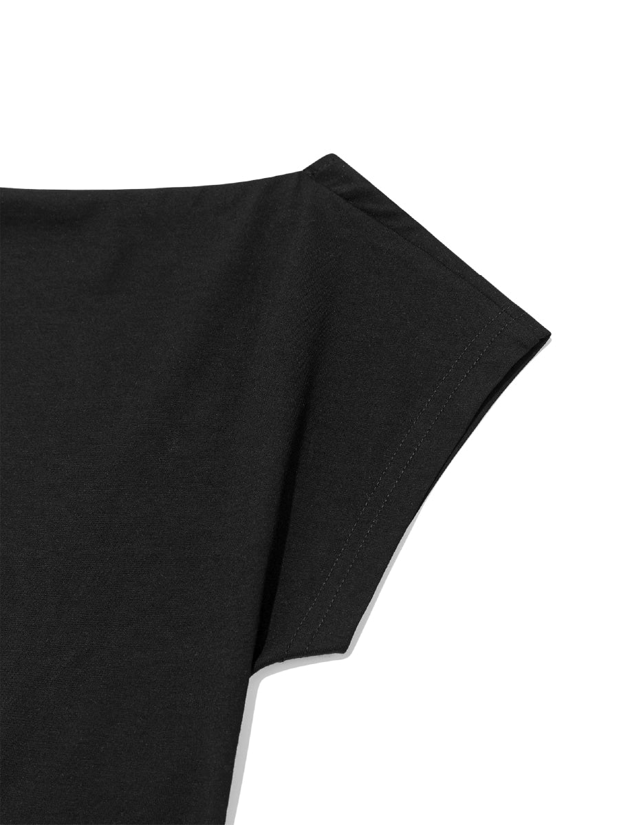 GLOWNY Denver Backless Tee (Black)