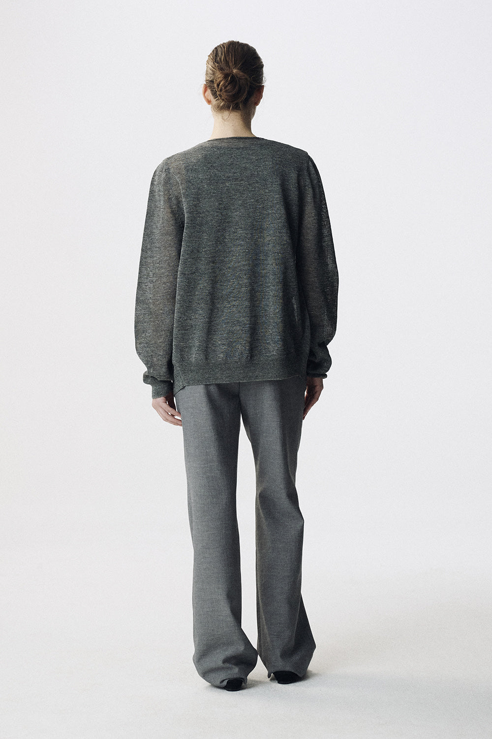 Nothing Written Cosi one button cardigan (set) (Slate gray)