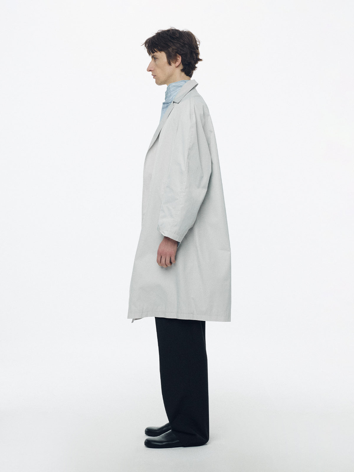 Nothing Written Ferro single trench (Cream, M)