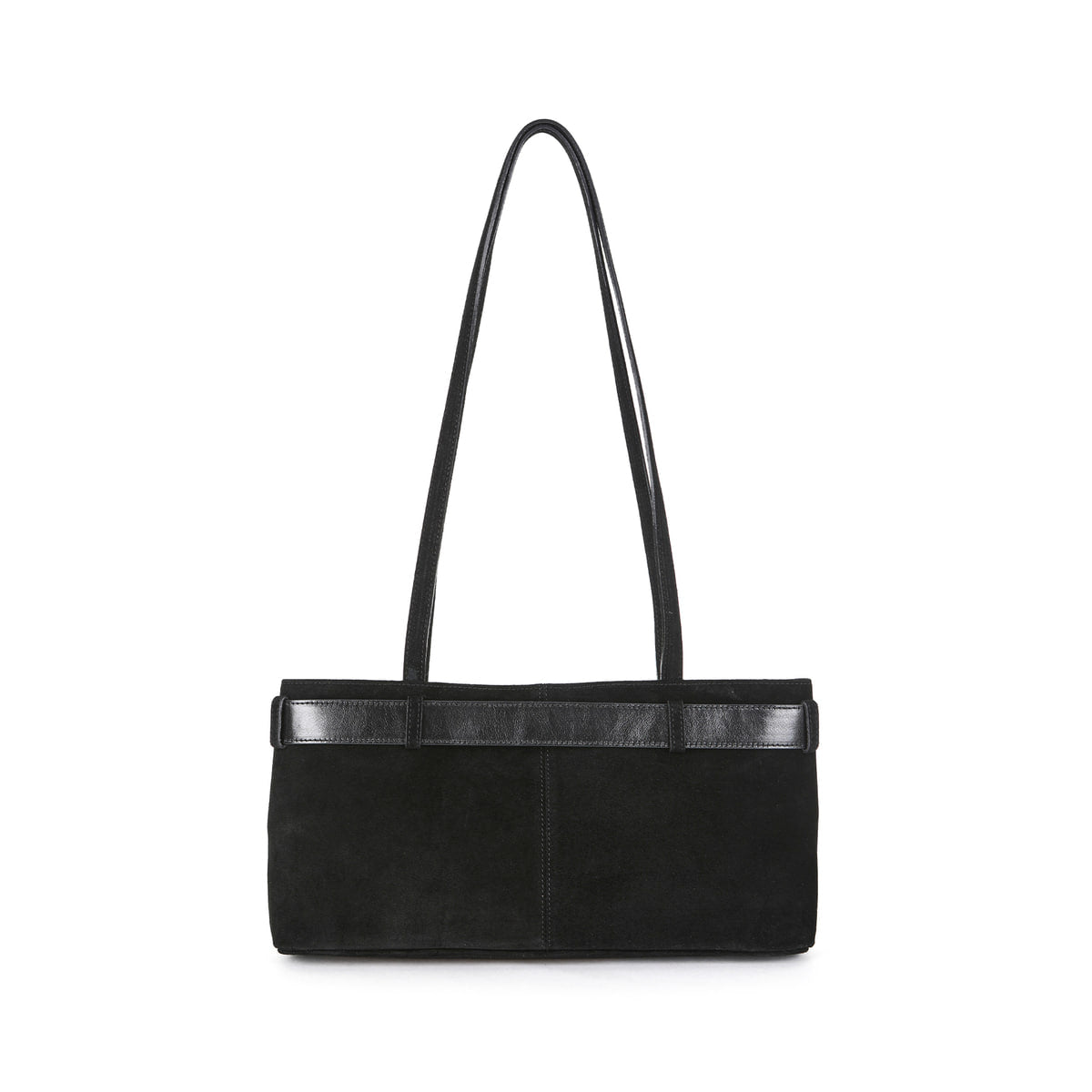 Osoi Shoulder Brocle Suede Black Combi
