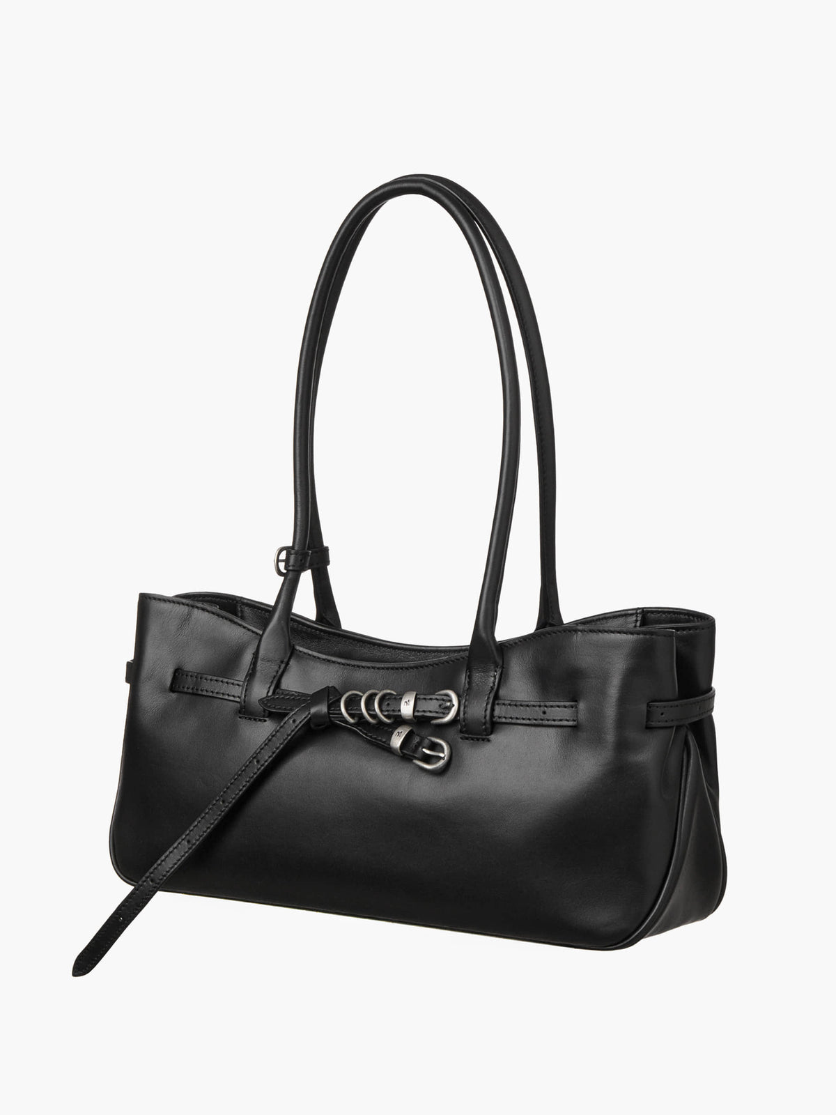 Margesherwood Grandma Used Shoulder Bag black plain