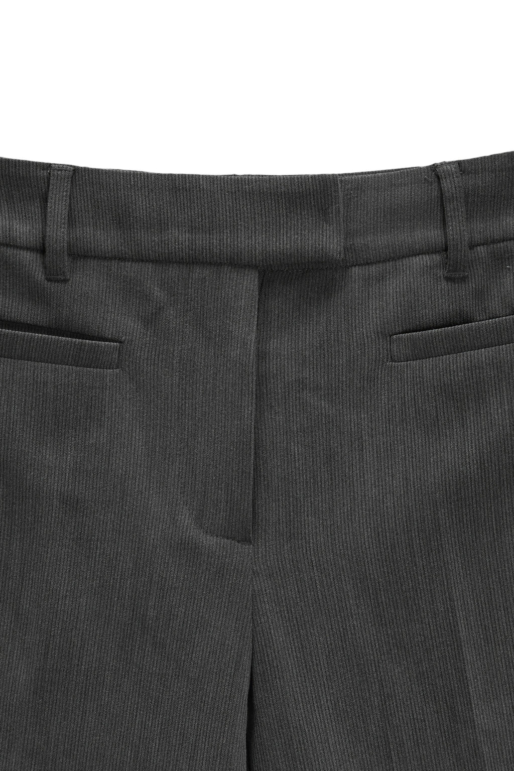 [matinkim] CAPRI SLIT PANTS IN GREY