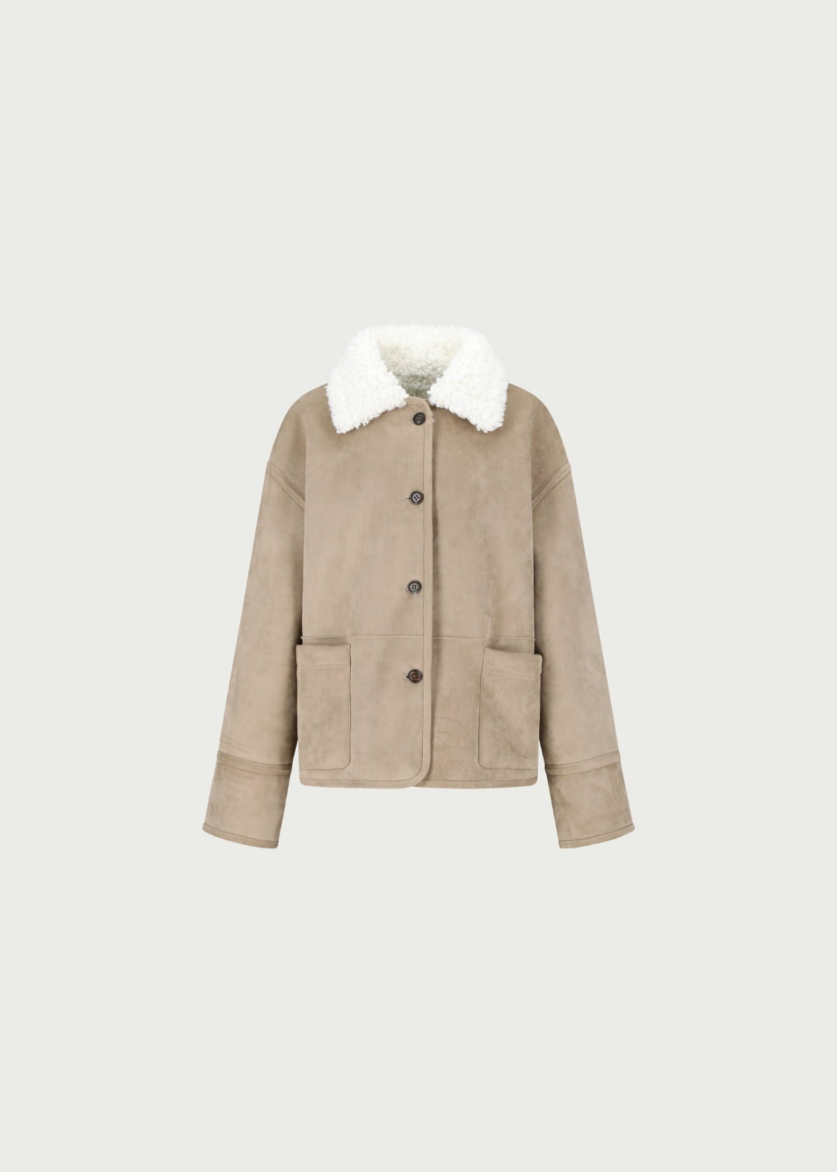 Depound signature reversible shearling mustang - taupe