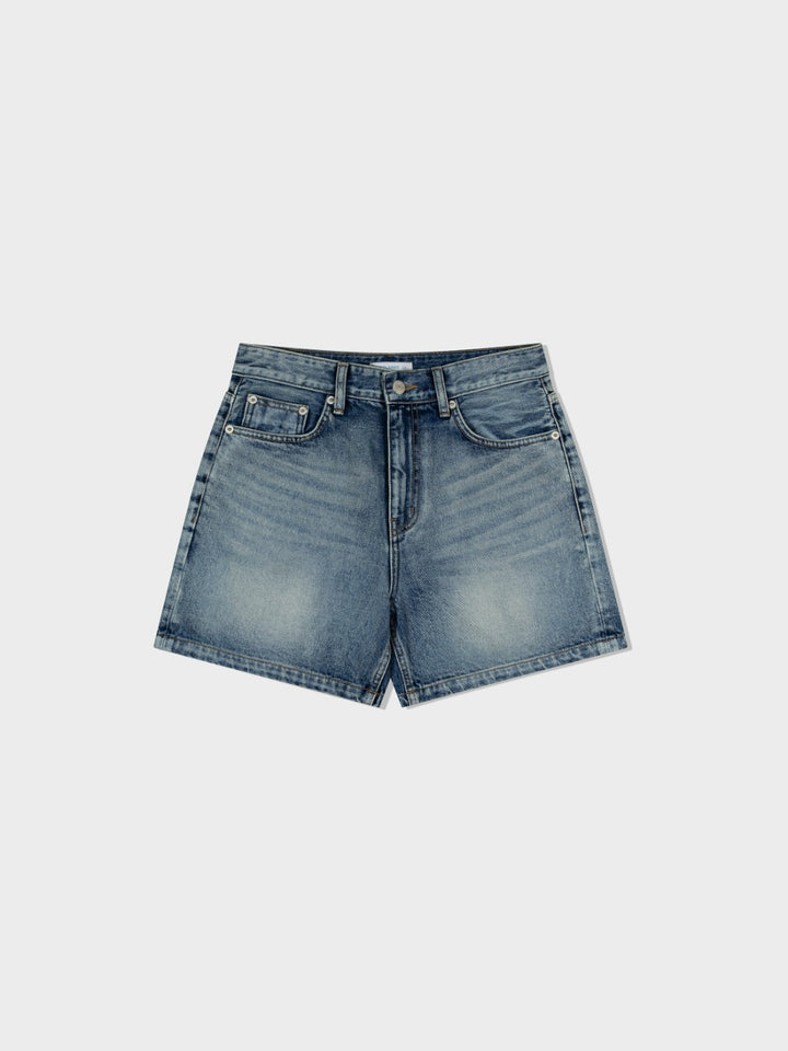 Low Classic Classic Denim Shorts Blue