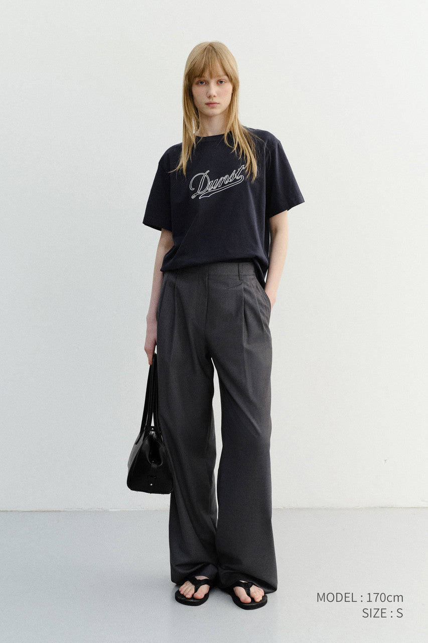 Dunst Unisex Chain Logo T-Shirt Navy