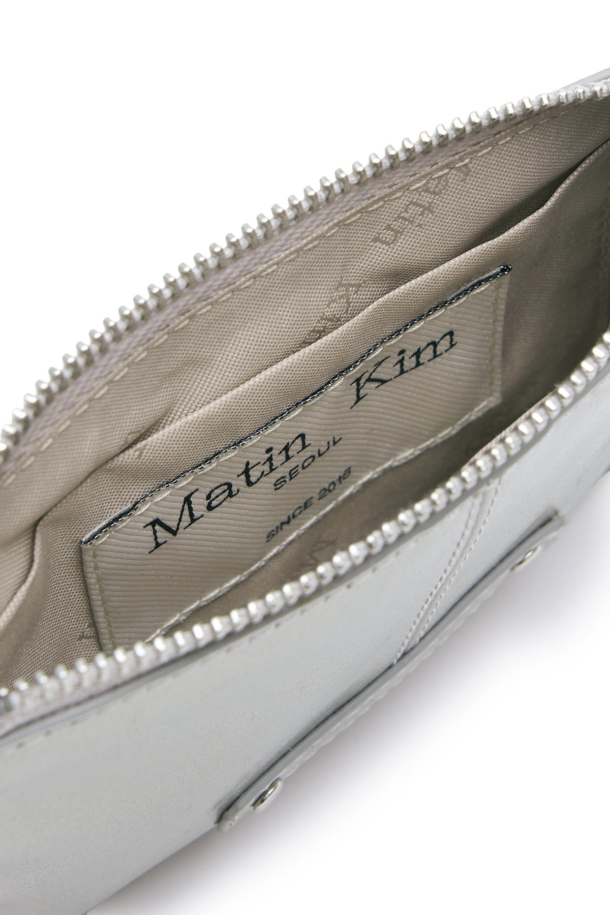 [matinkim] Rivet Point Mini Coin Wallet IN Dark Silver