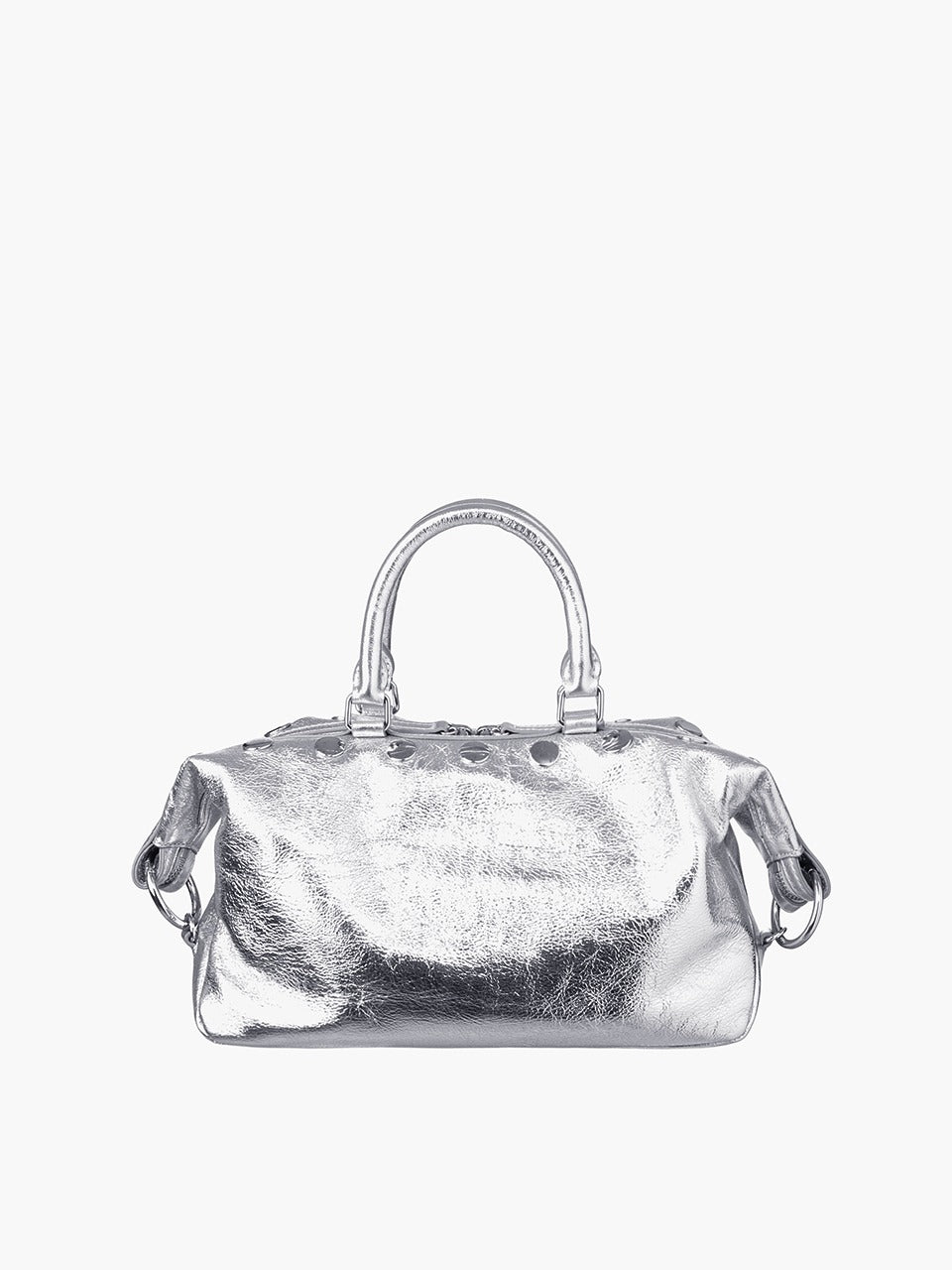 Margesherwood Dumpling Stud Mini silver crinkle