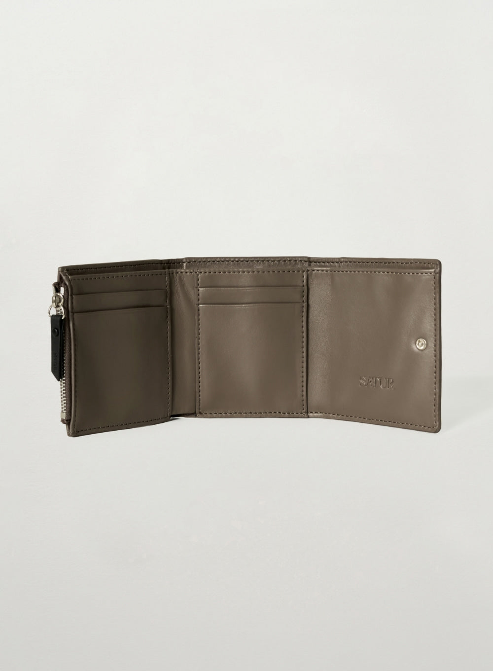 [satur] Orta Padded Wallet - Brown