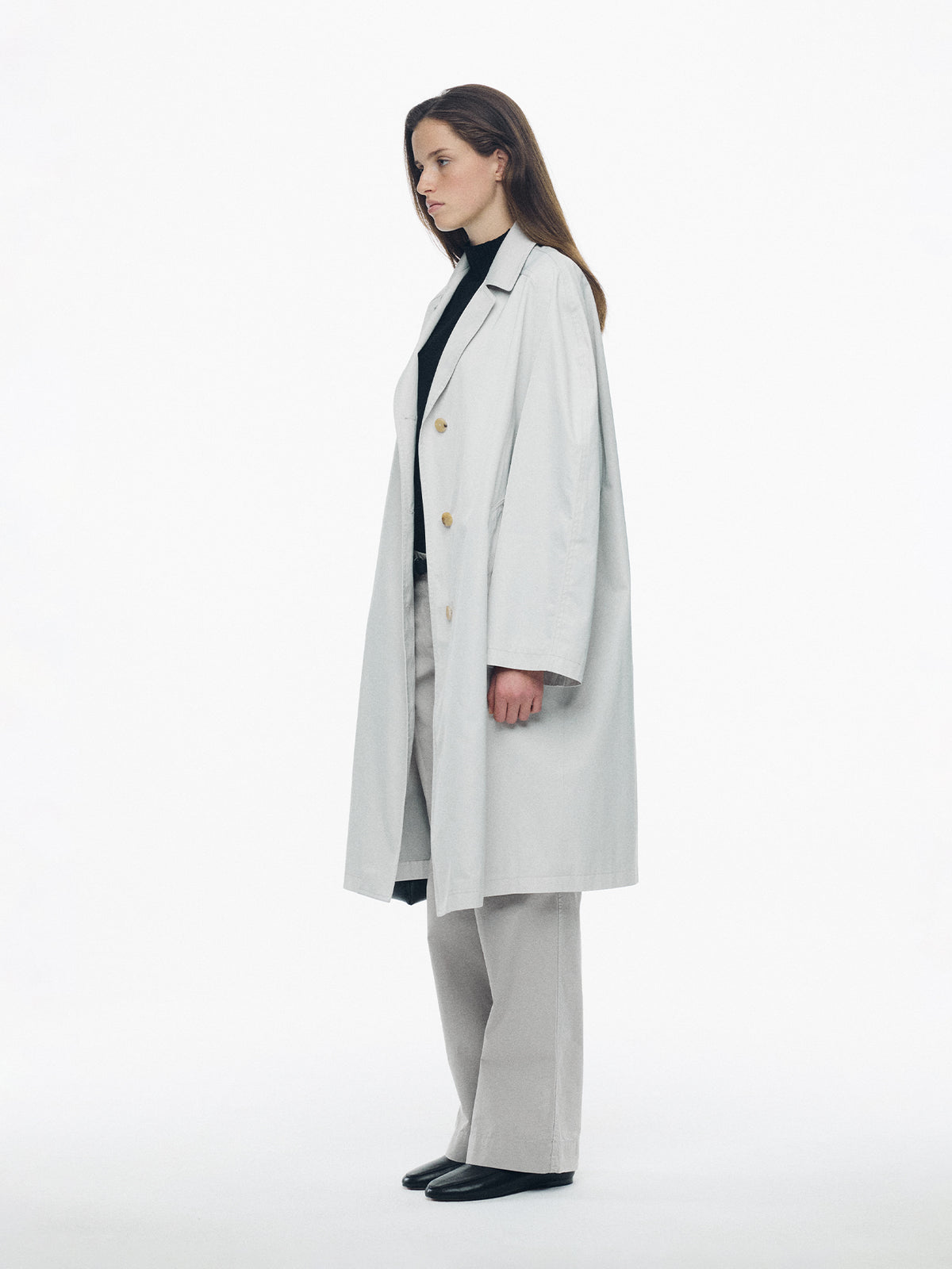 Nothing Written Ferro single trench (Cream, W)
