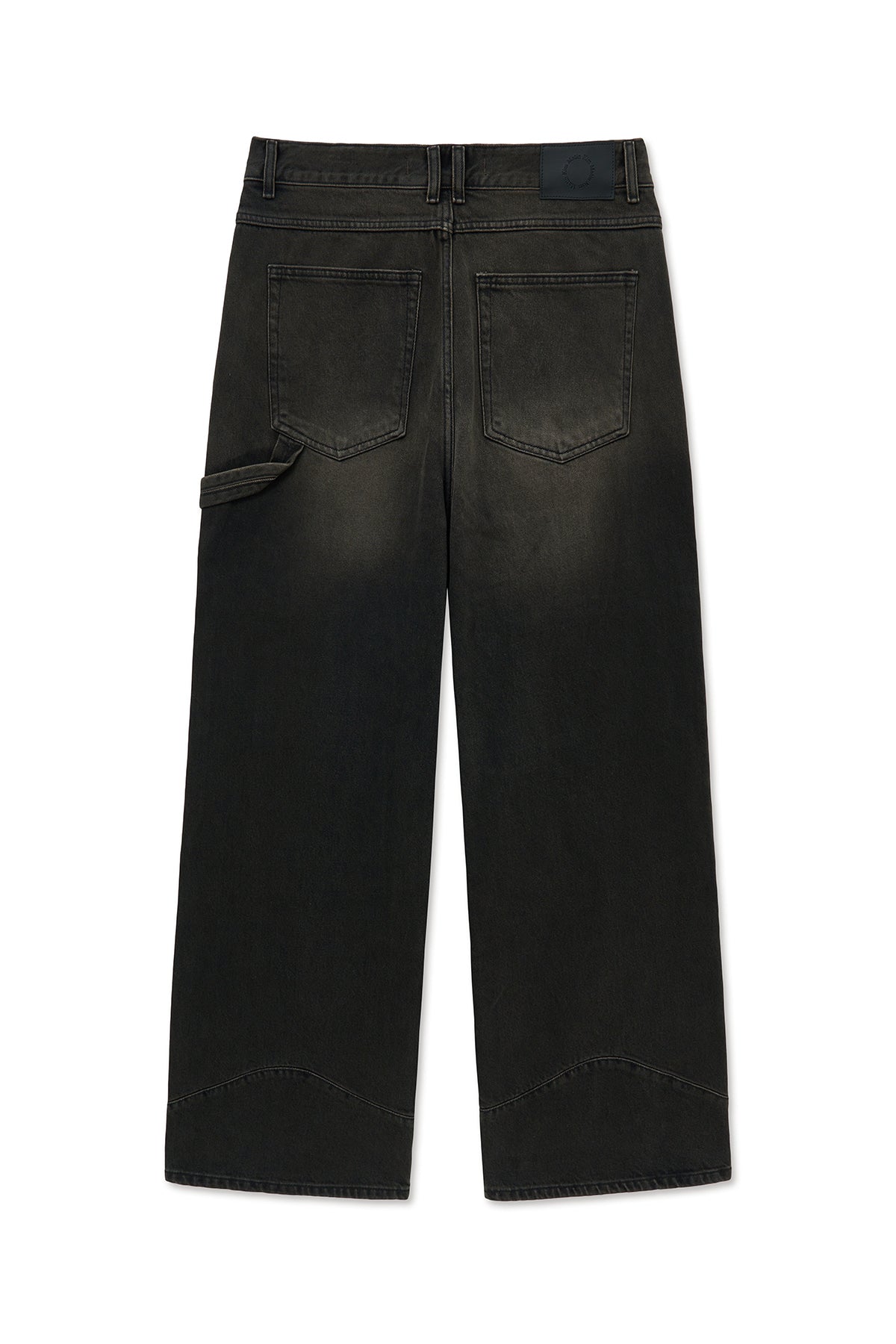 [matinkim] WESTERN DETAIL DENIM PANTS FOR MEN IN BLACK