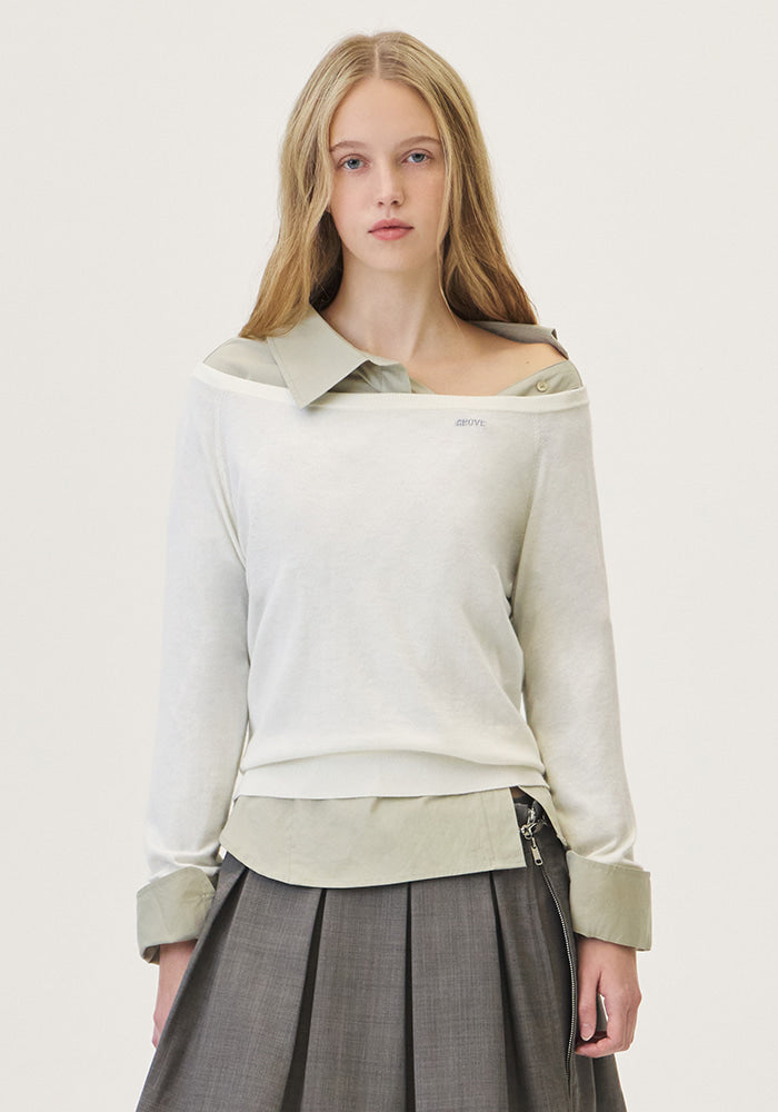 Grove Juno Off-Shoulder Knit