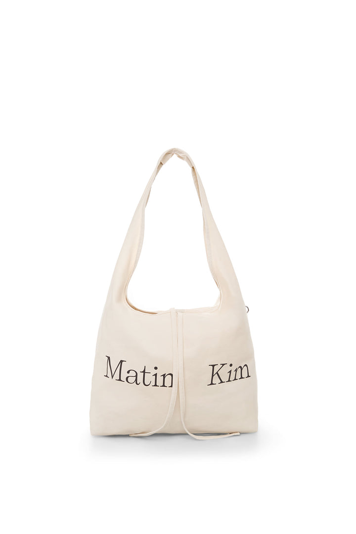 Matinkim Logo Point Round Ecobag IN Ivory