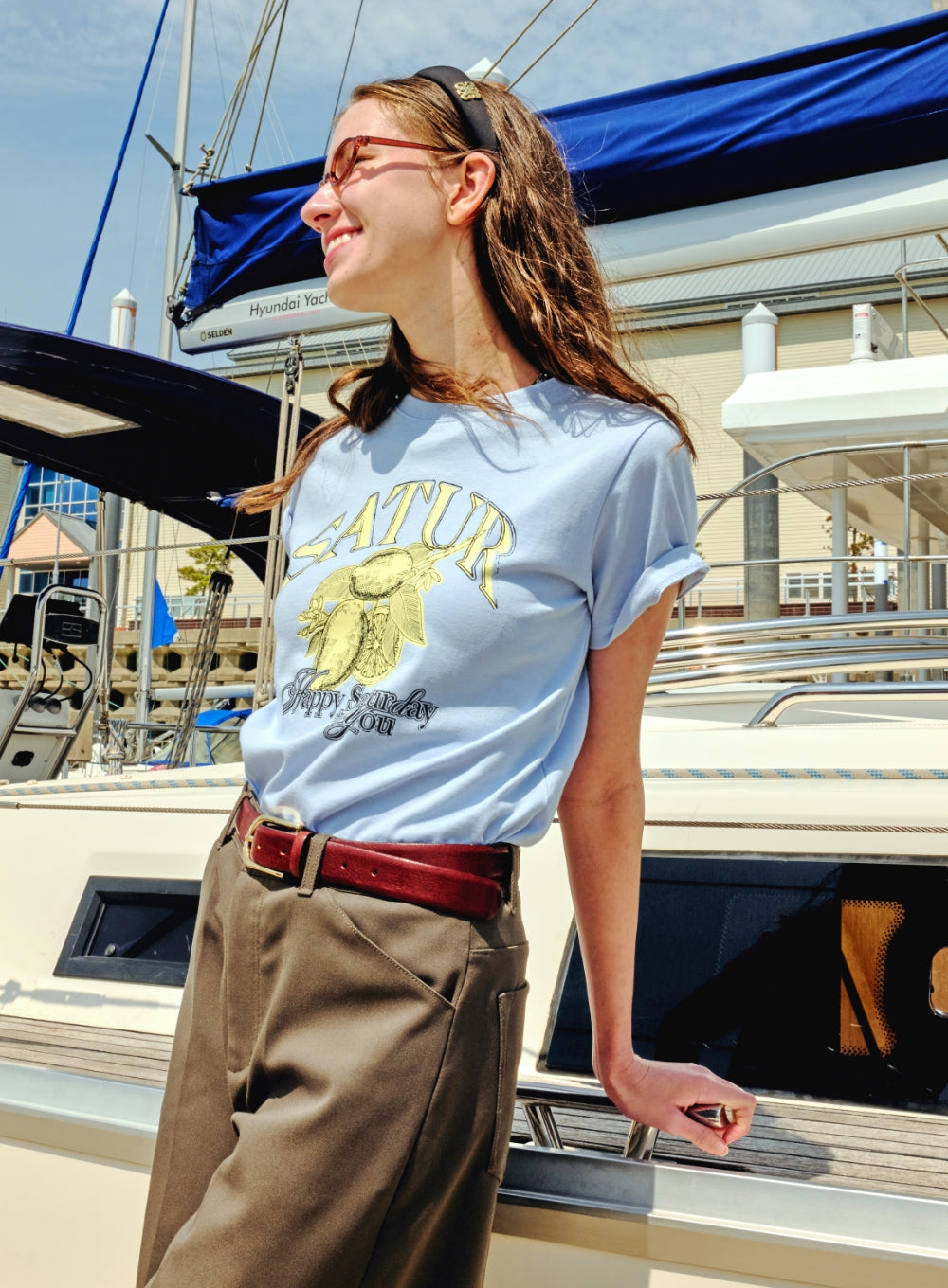 [satur] (W) Keller Carpenter Bermuda Slacks - Dark Khaki