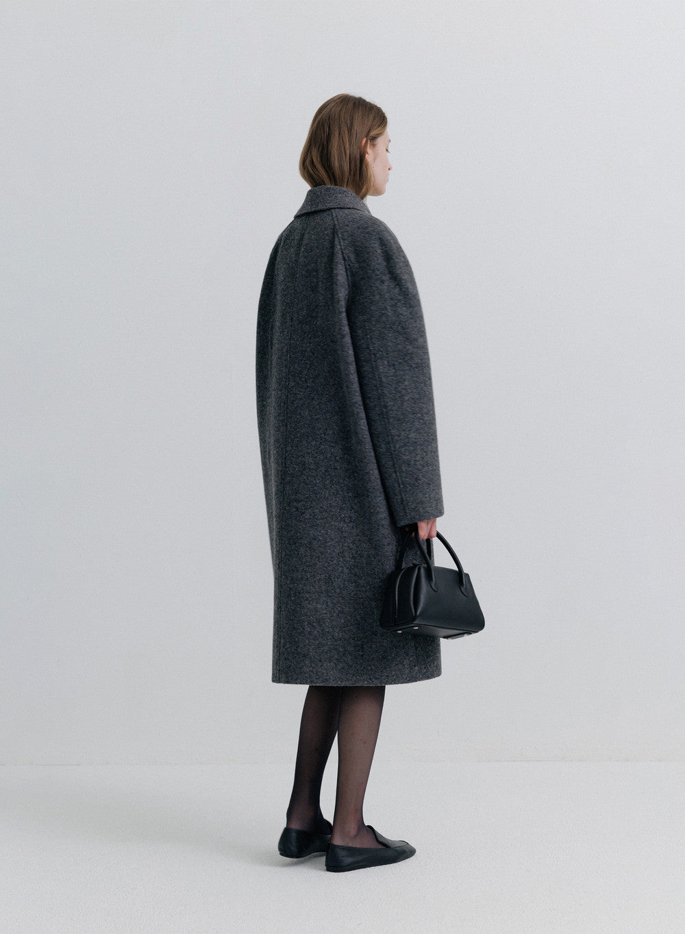 Kindersalmon Brion Leather Bag Black (S)