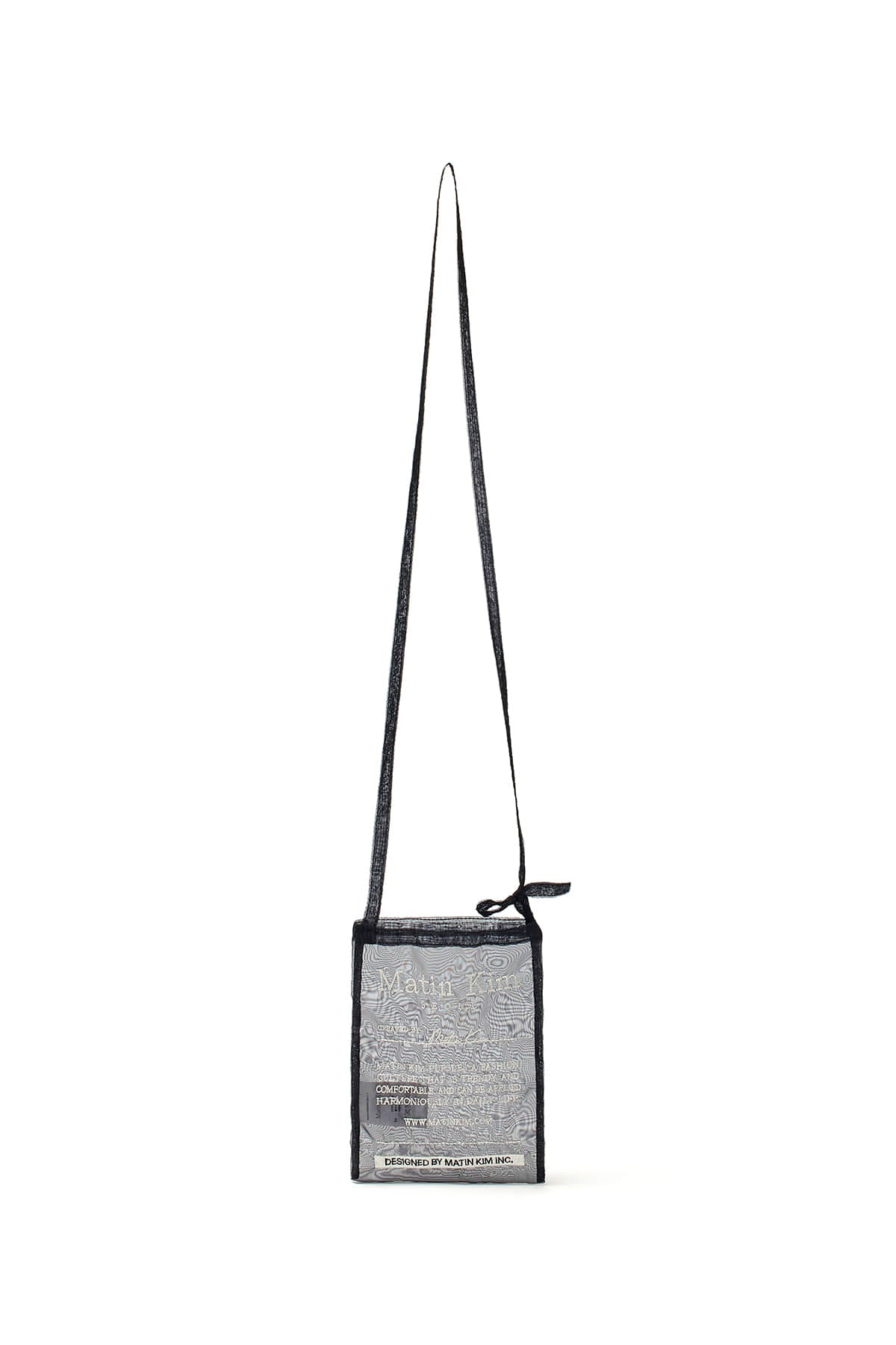 Matinkim Matin Kim Organza Mini Cross Bag IN Black