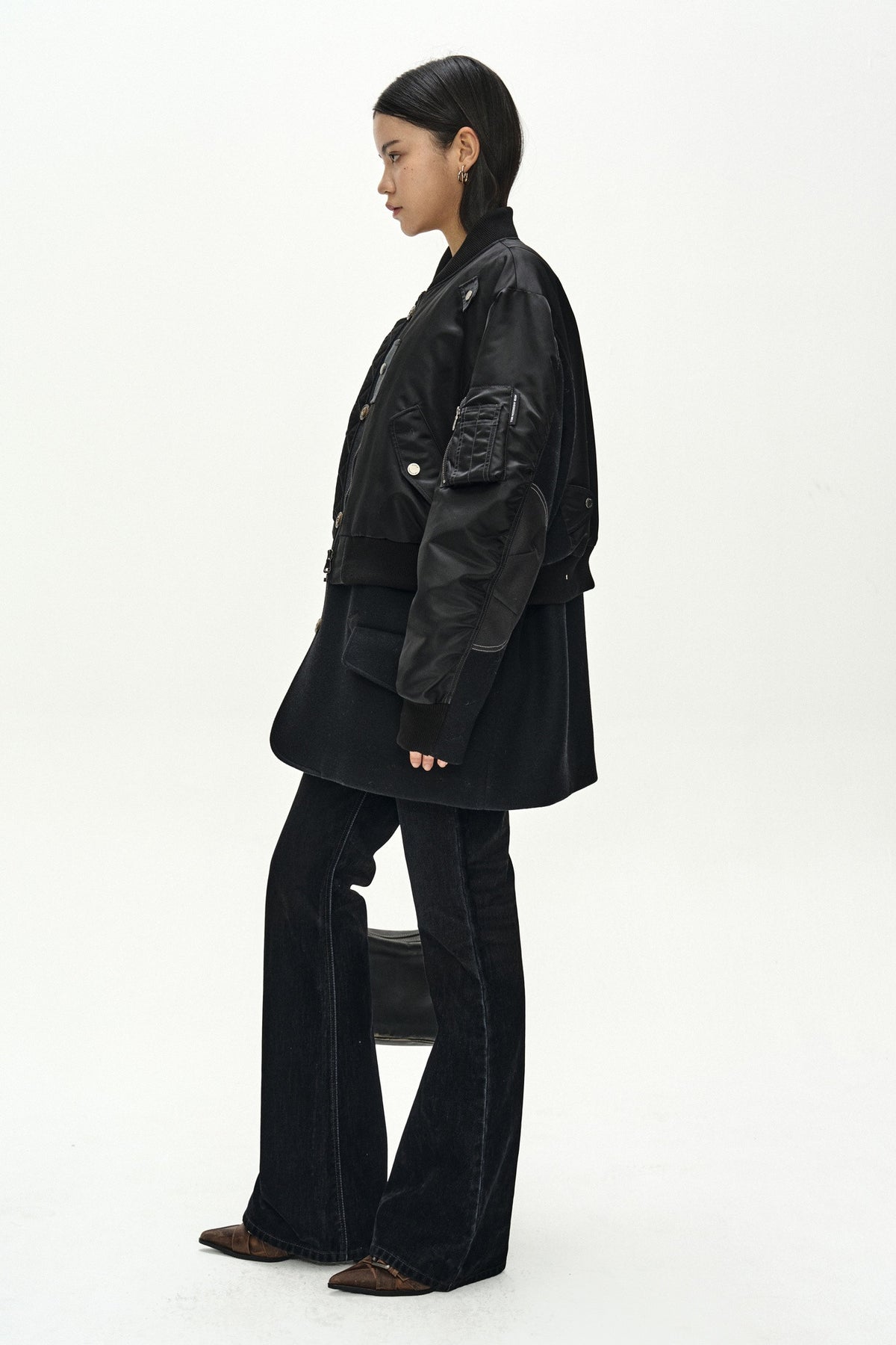 Andersson Bell Unisex Deconstructed Layered Bomber Coat