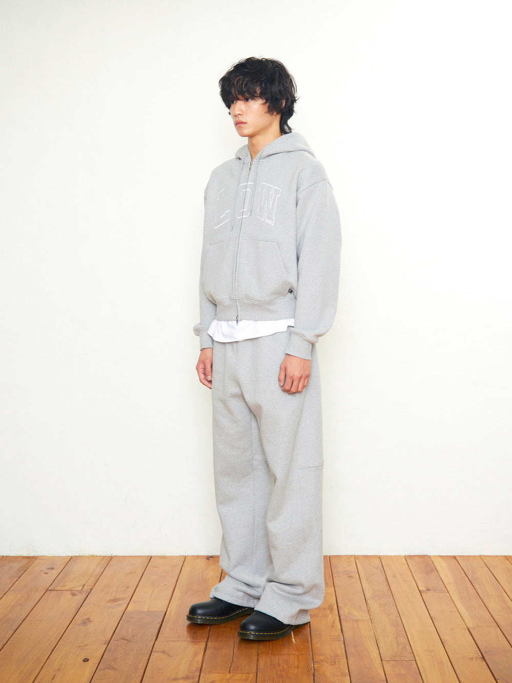 Low Classic Low Napping Sweatpants Melange Grey