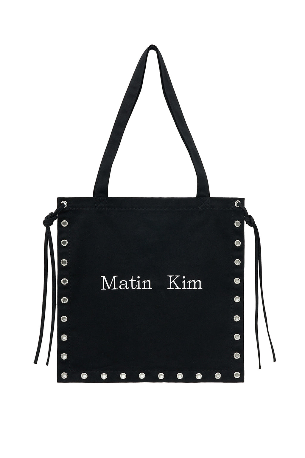 Matinkim Eyelet Logo Canvas Ecobag IN Black