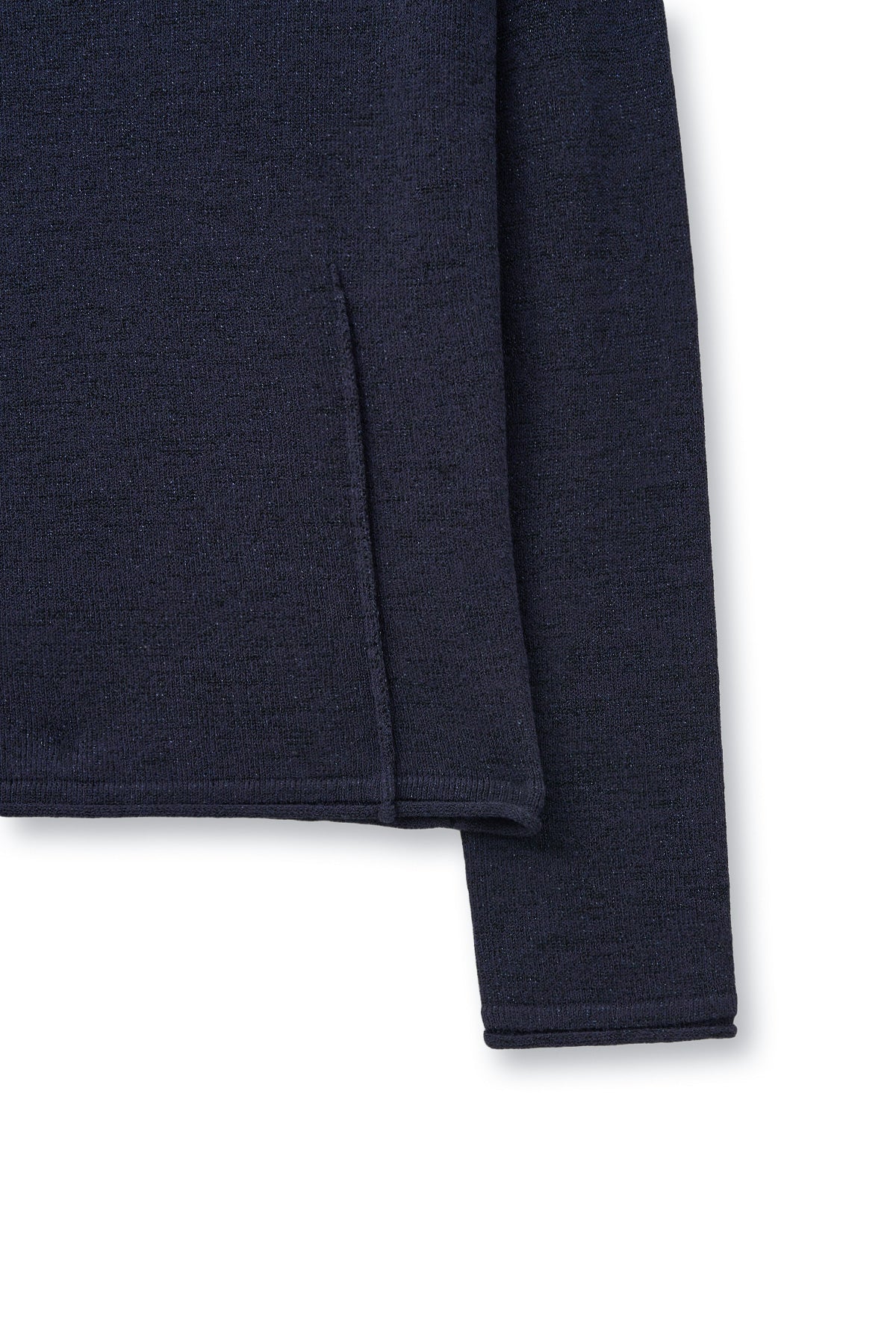 Matinkim Glitter Slim Logo Knit Top IN Navy