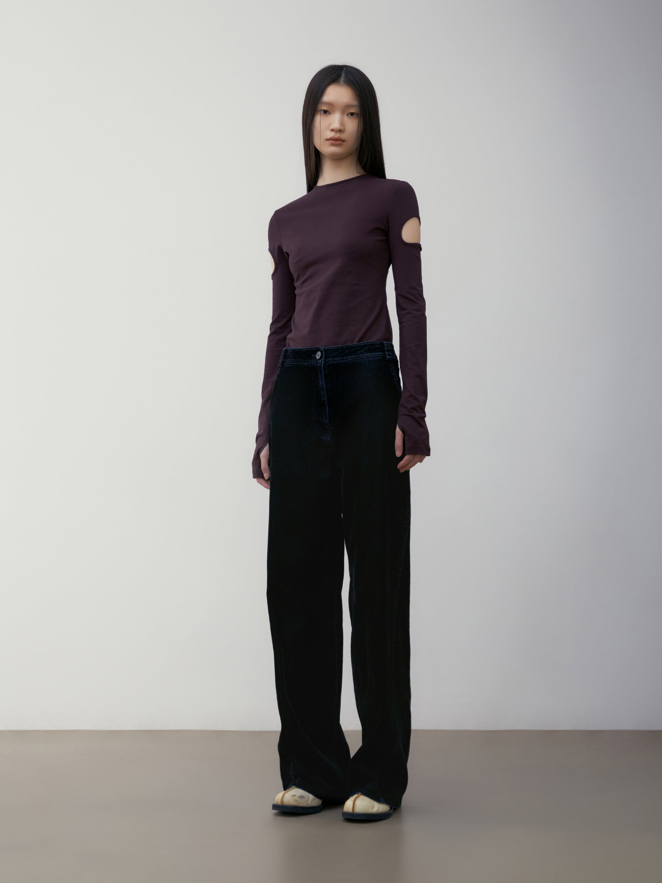 [low_classic] SLEEVE HOLE T-SHIRT
PURPLE