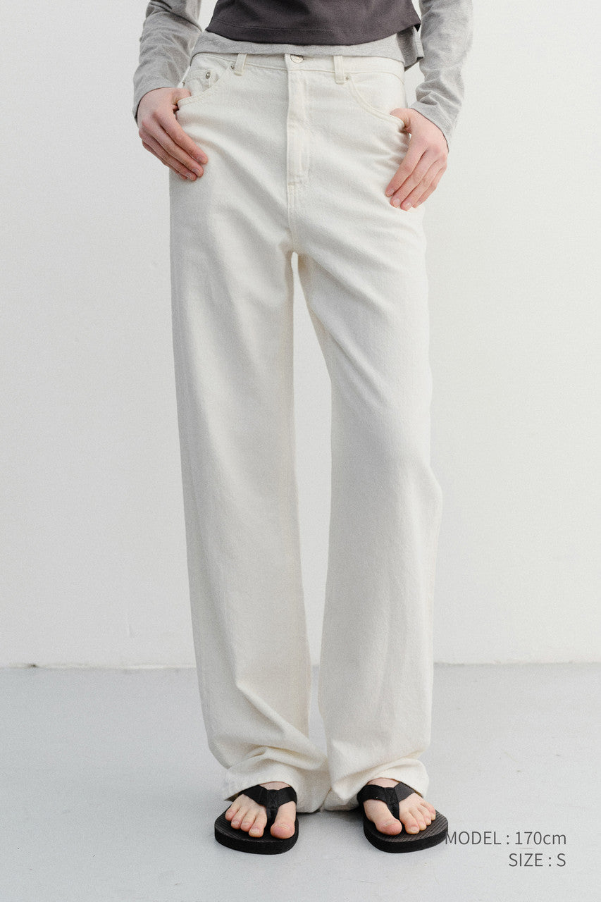Dunst Summer Straight Jeans Ecru