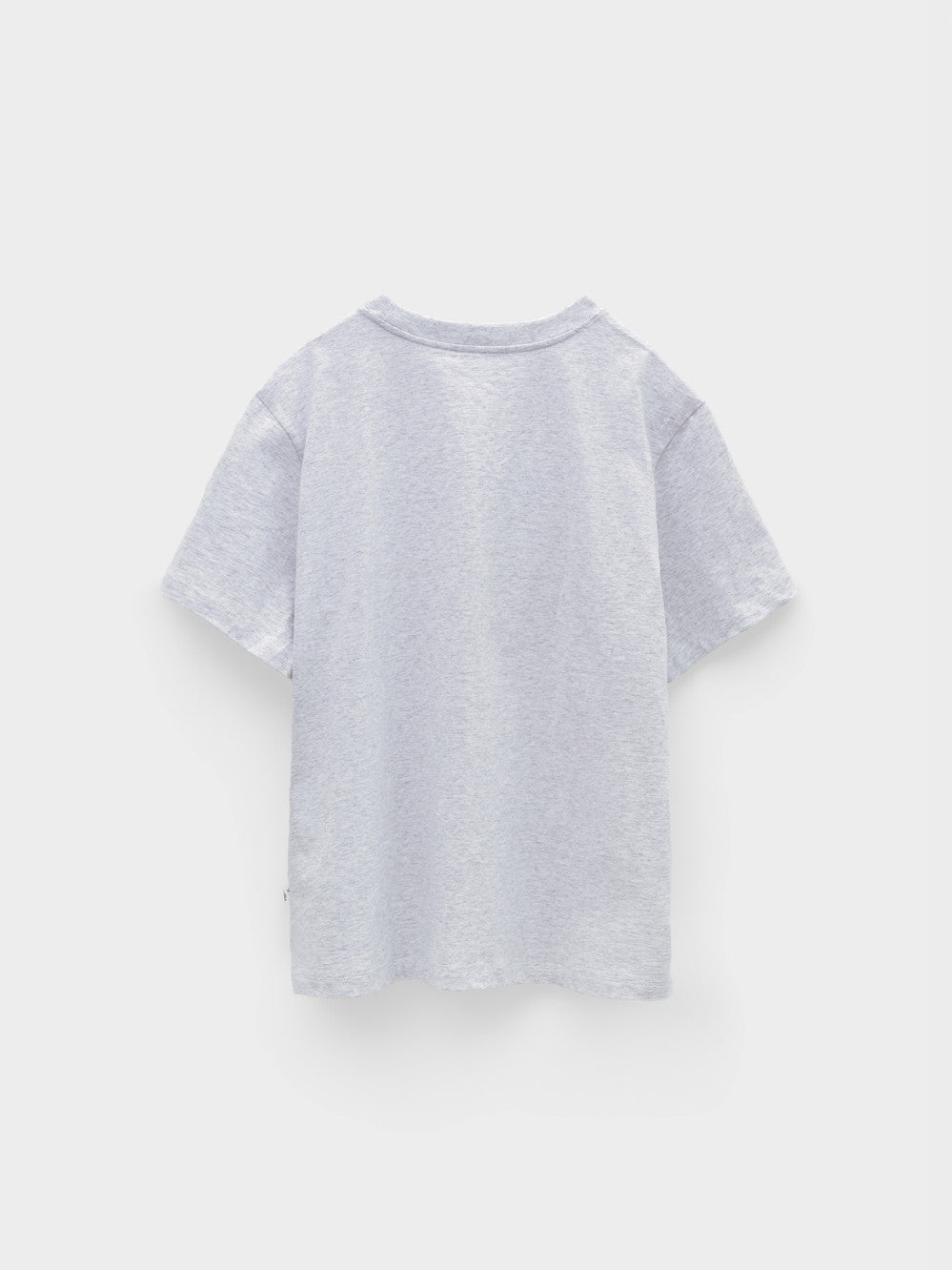 [Low Classic] Mirae Basic Tee_Light Melange Grey