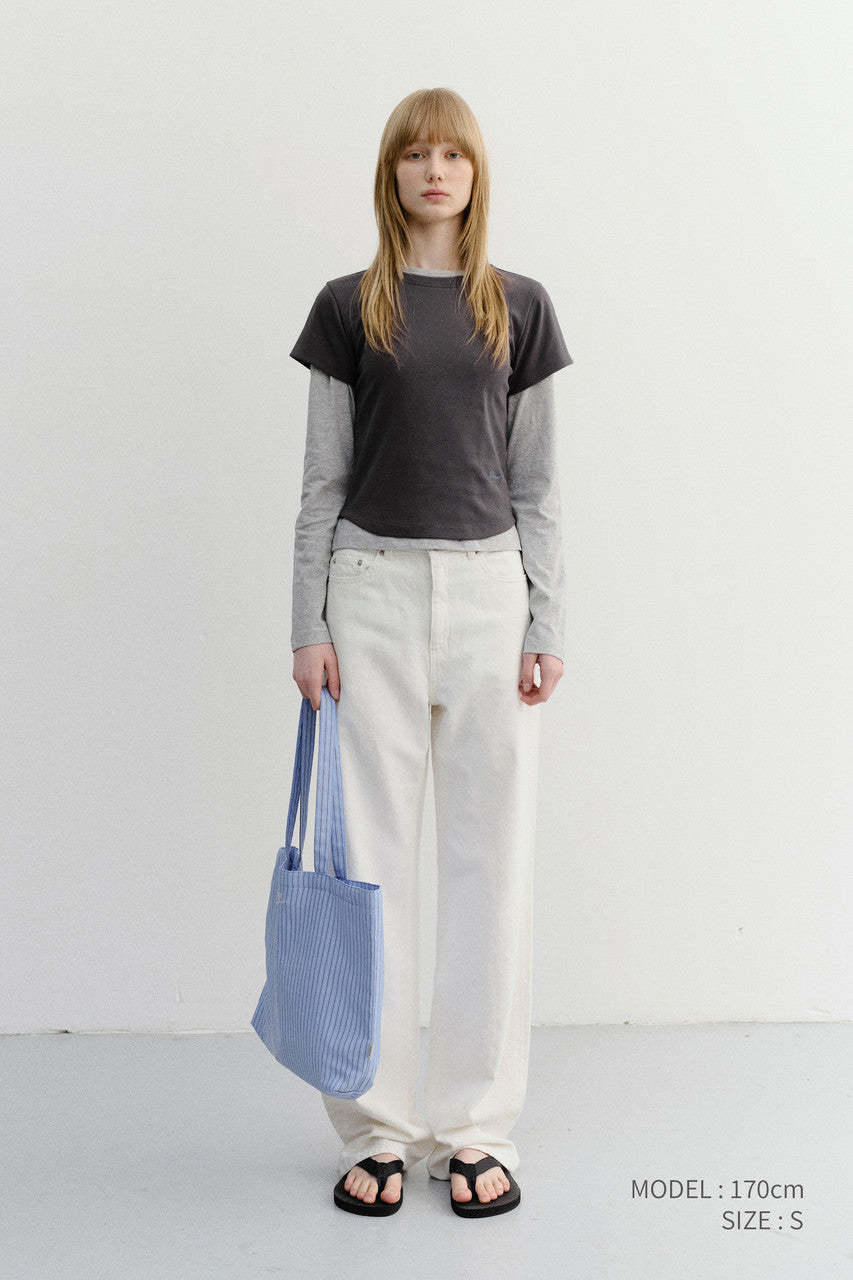 Dunst Summer Straight Jeans Ecru