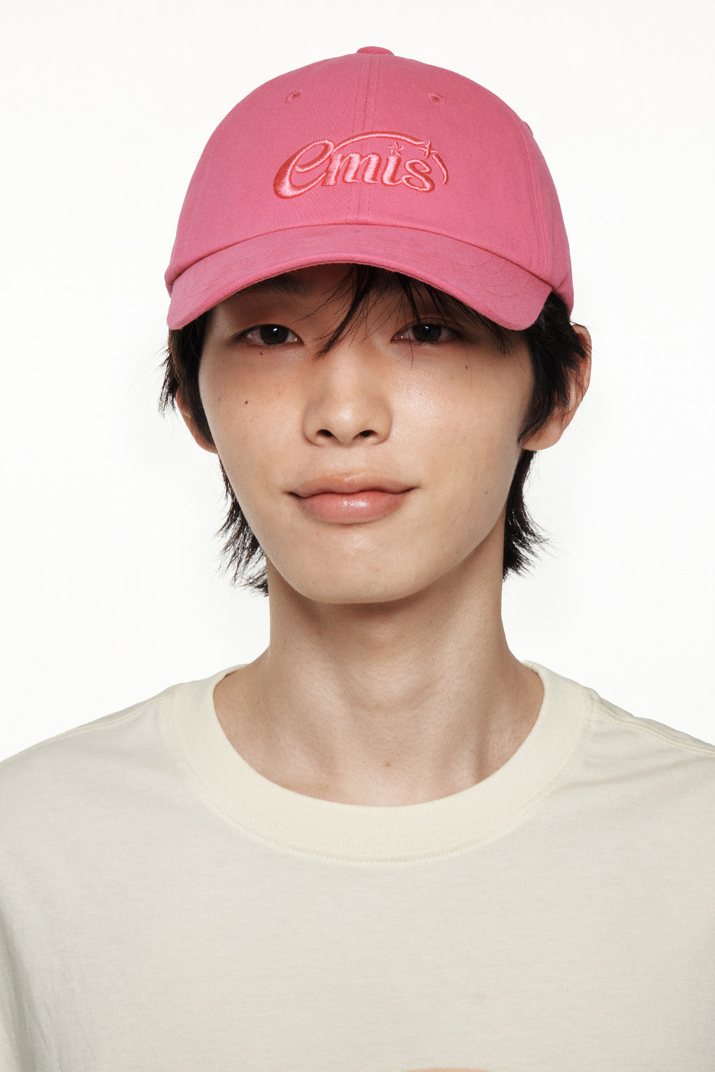 Emis Halo Logo Ball Cap-Pink
