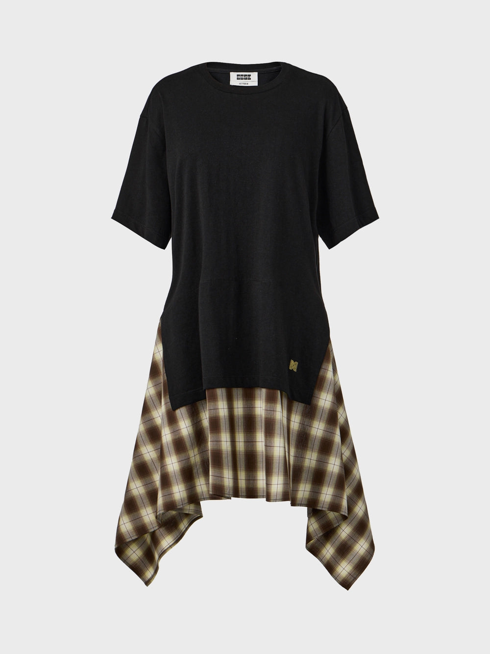 EENK Drape Layered T-shirt - Black