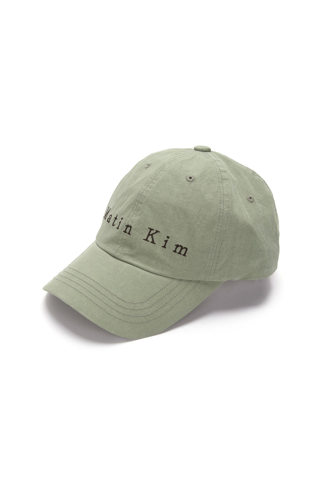 [matinkim] MATIN TYPO BALL CAP IN LIGHT KHAKI